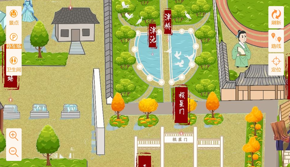 安乡手绘地图景区语音讲解导览系统：智慧景区建设的基石